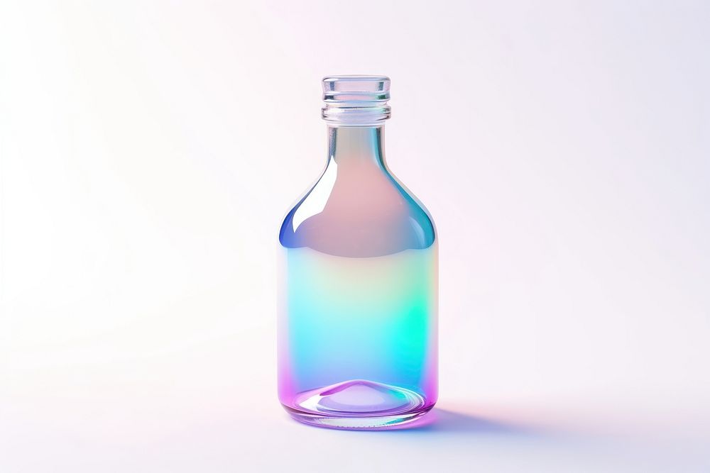 Bottle transparent glass drink. AI generated Image by rawpixel.