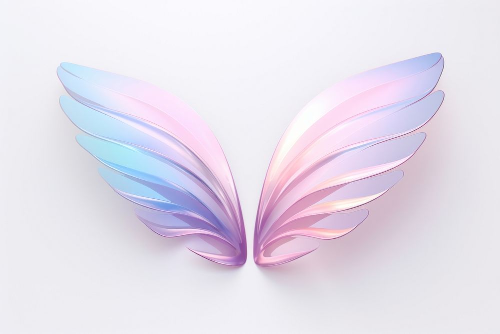 Wing icon white background lightweight creativity. AI generated Image by rawpixel.