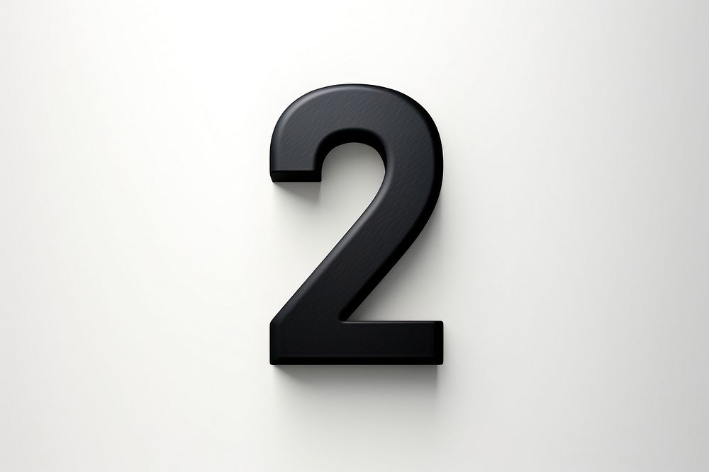 PNG Number 2 number symbol shape. AI generated Image by rawpixel.