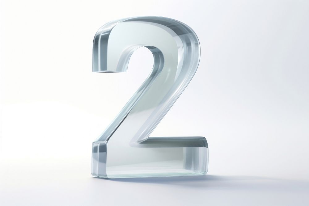 PNG Number 2 white background simplicity symbol. AI generated Image by rawpixel.