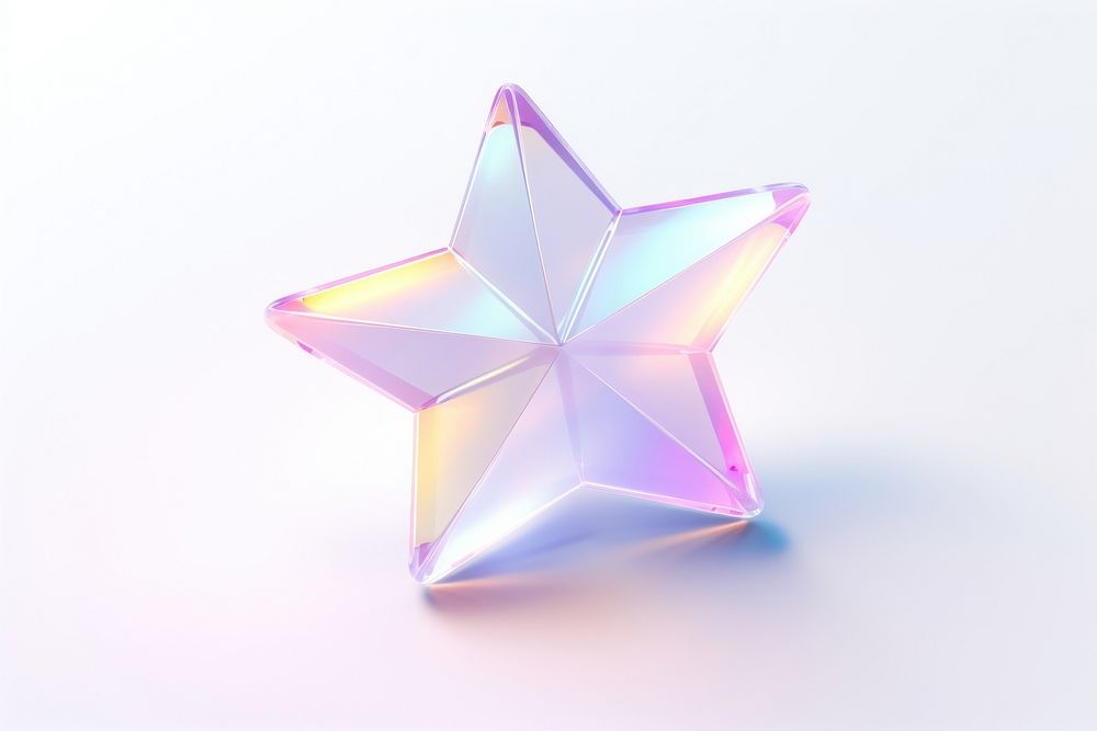 Star icon white background illuminated simplicity. AI generated Image by rawpixel.