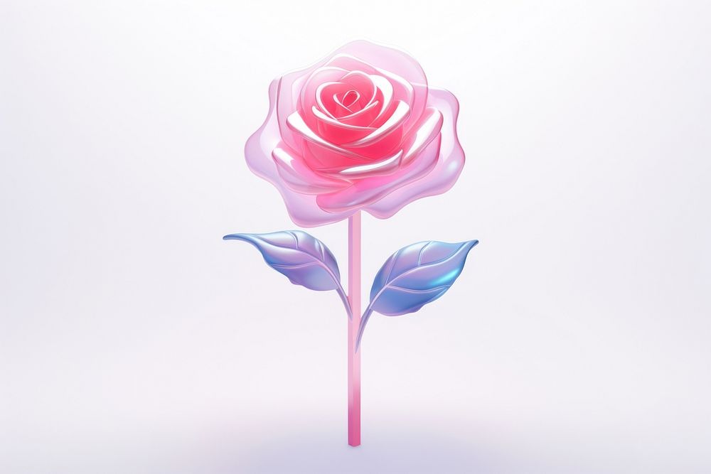 Rose lollipop flower plant. AI generated Image by rawpixel.