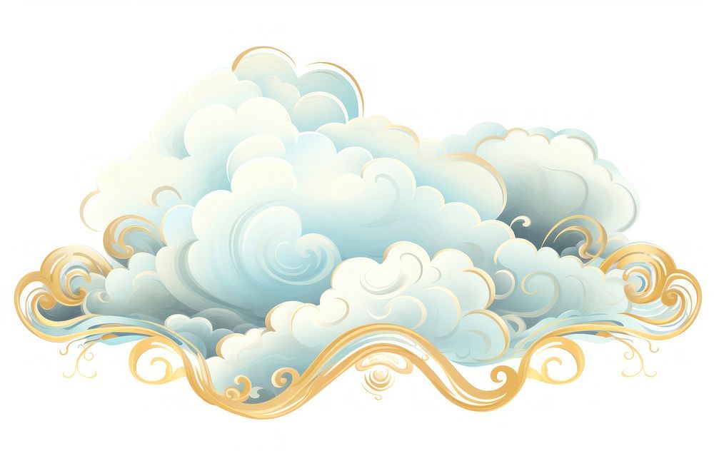 Chinese auspicious cloud motif backgrounds pattern creativity. AI generated Image by rawpixel.