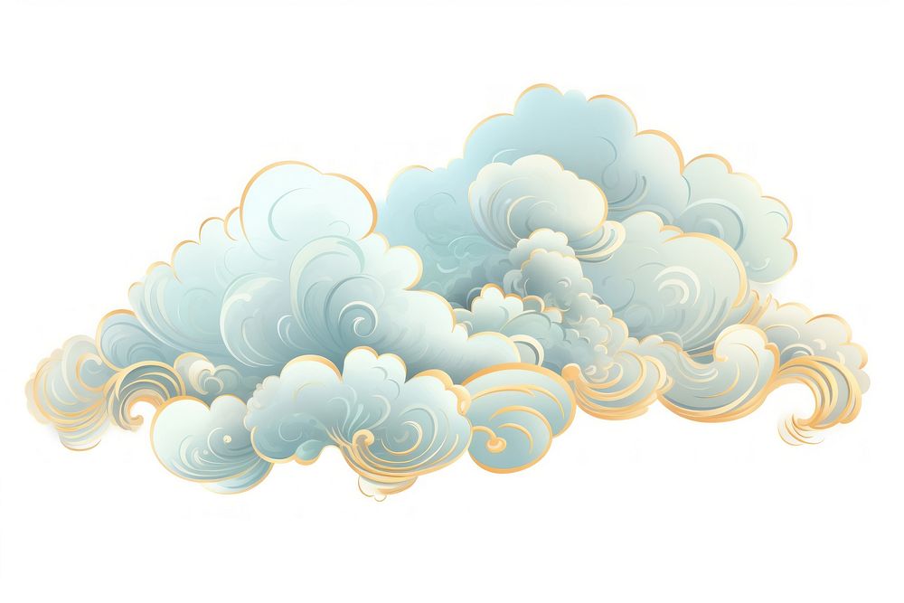 Chinese auspicious cloud motif backgrounds pattern nature. AI generated Image by rawpixel.