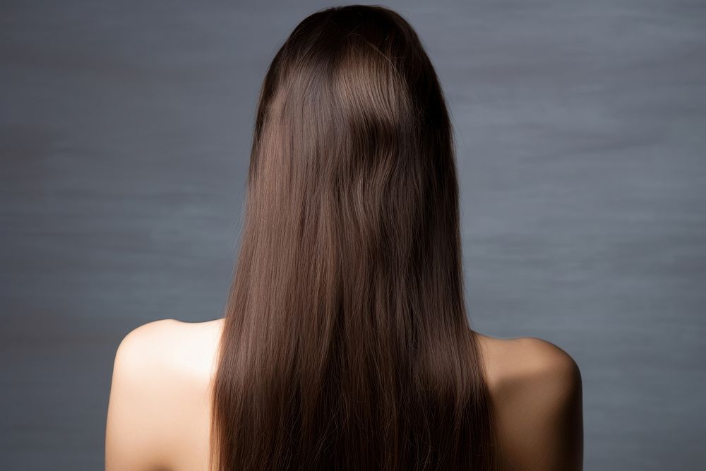 Long hair adult woman back. AI generated Image by rawpixel.