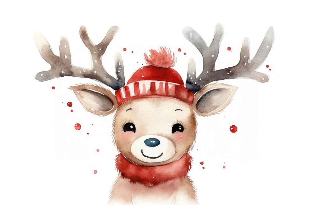 Reindeer antler decoration mammal. AI generated Image by rawpixel.