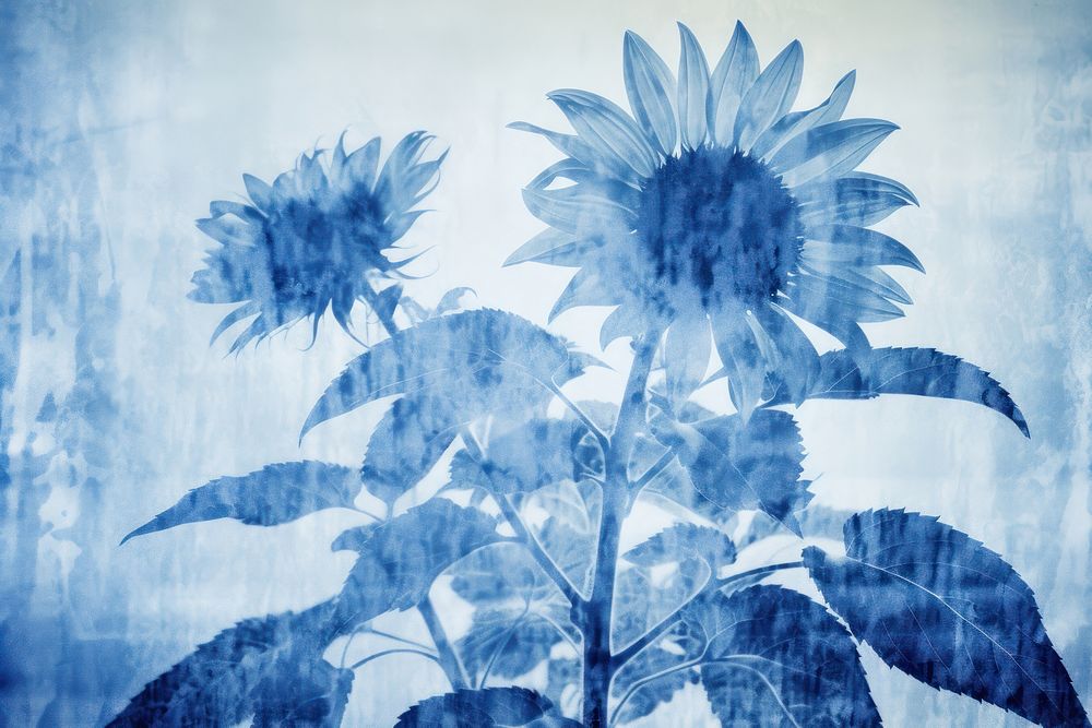 Sunflower art backgrounds outdoors. AI generated Image by rawpixel.