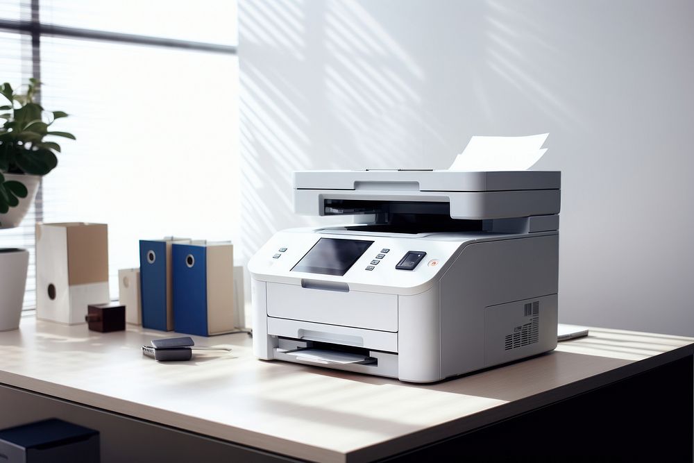 Printer office photocopier electronics. AI generated Image by rawpixel.
