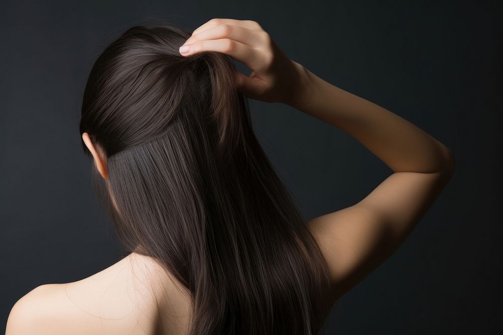 Adult woman back hair. AI generated Image by rawpixel.