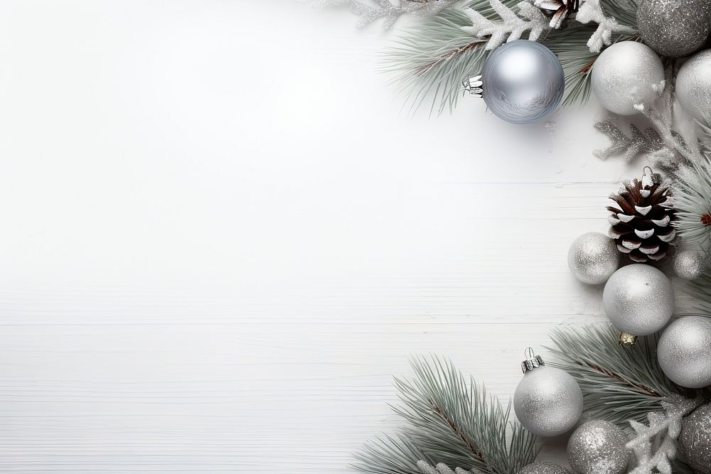 Christmas decoration plant white. AI generated Image by rawpixel.