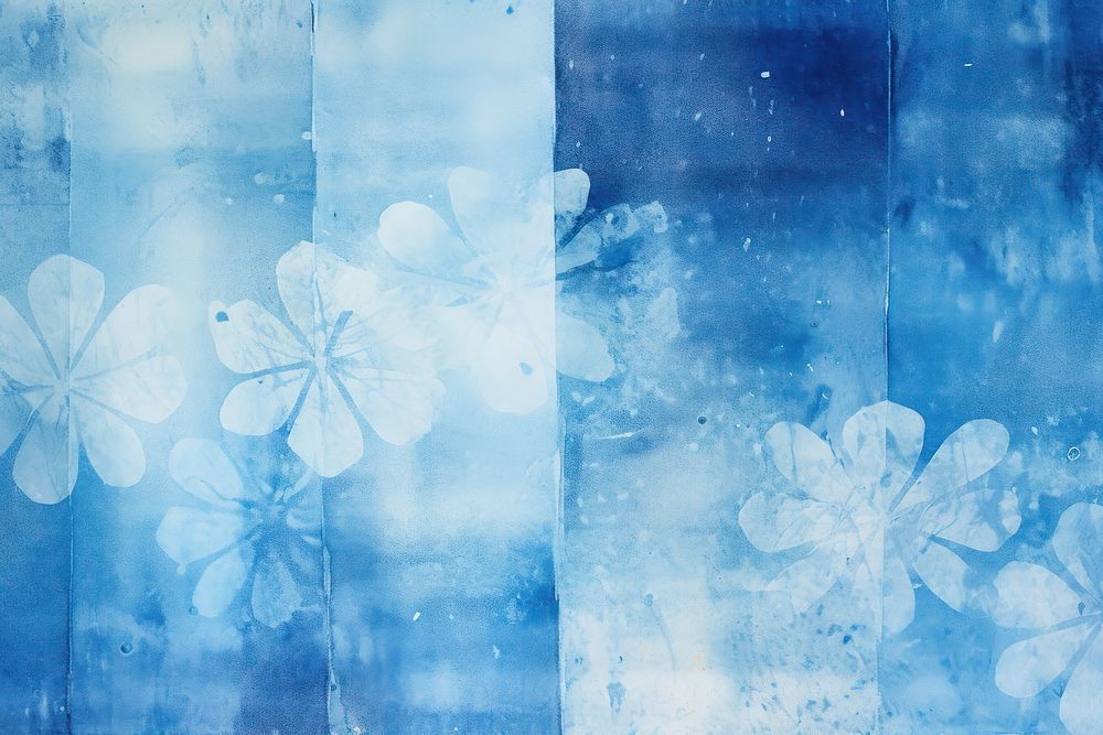 Cyanotype art backgrounds abstract creativity. AI generated Image by rawpixel.