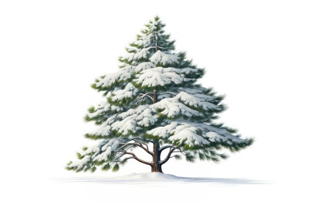 Pine tree pine christmas plant. AI generated Image by rawpixel.