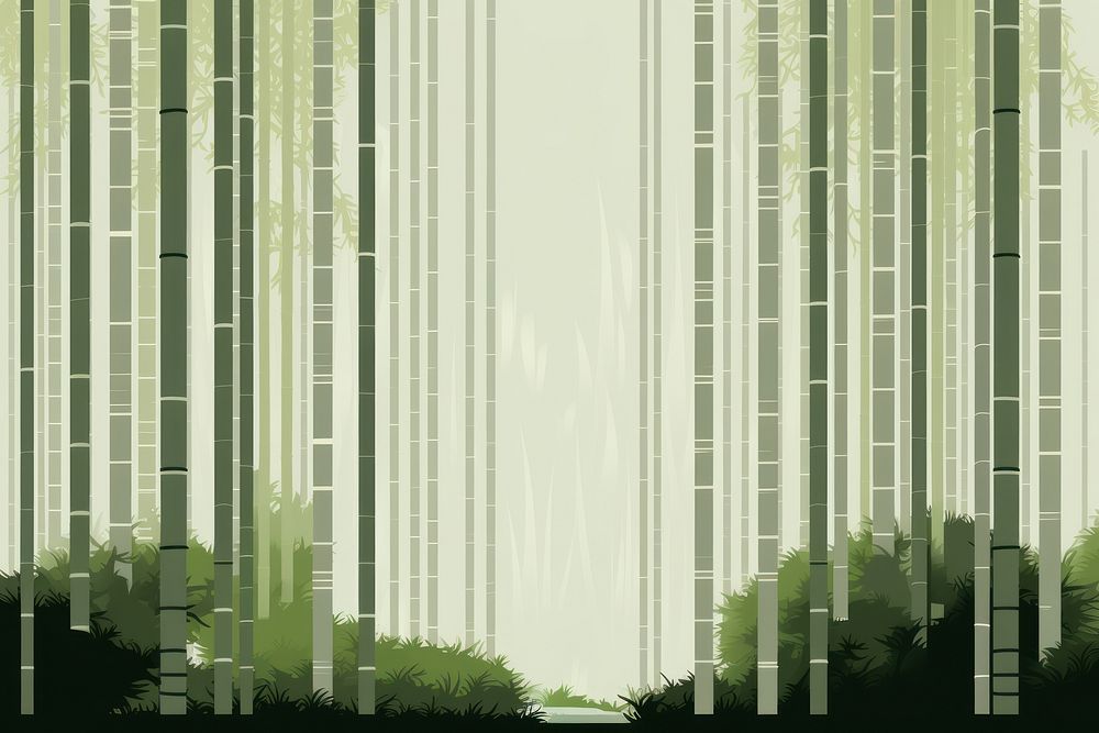 Bamboo forest architecture backgrounds plant. AI generated Image by rawpixel.