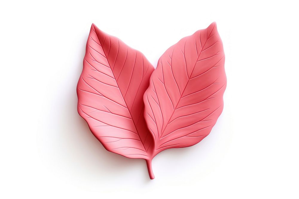 Sticker leaf petal plant. AI generated Image by rawpixel.