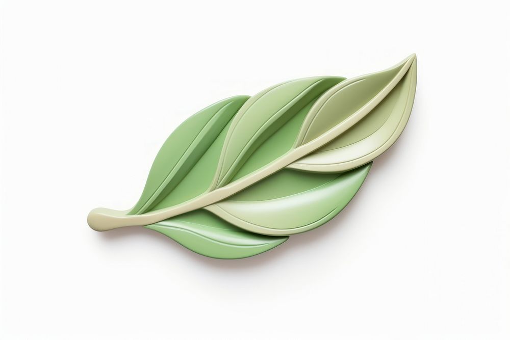 Sticker leaf plant art. AI generated Image by rawpixel.