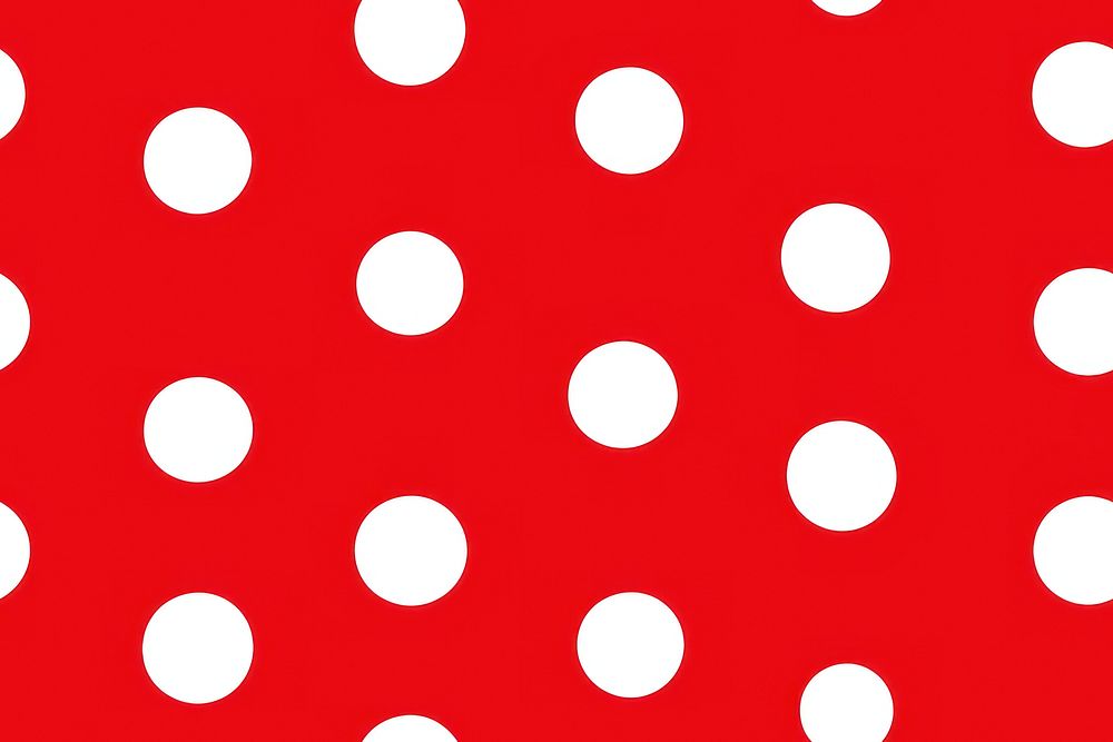 White Poka dot pattern backgrounds red. AI generated Image by rawpixel.