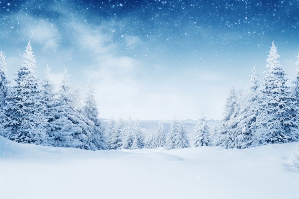Snow landscape outdoors winter nature. AI generated Image by rawpixel.