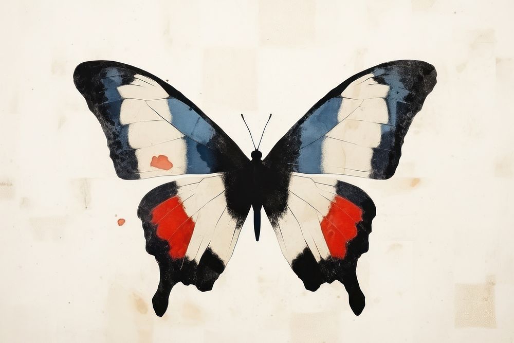 Butterfly insect animal moth. AI generated Image by rawpixel.