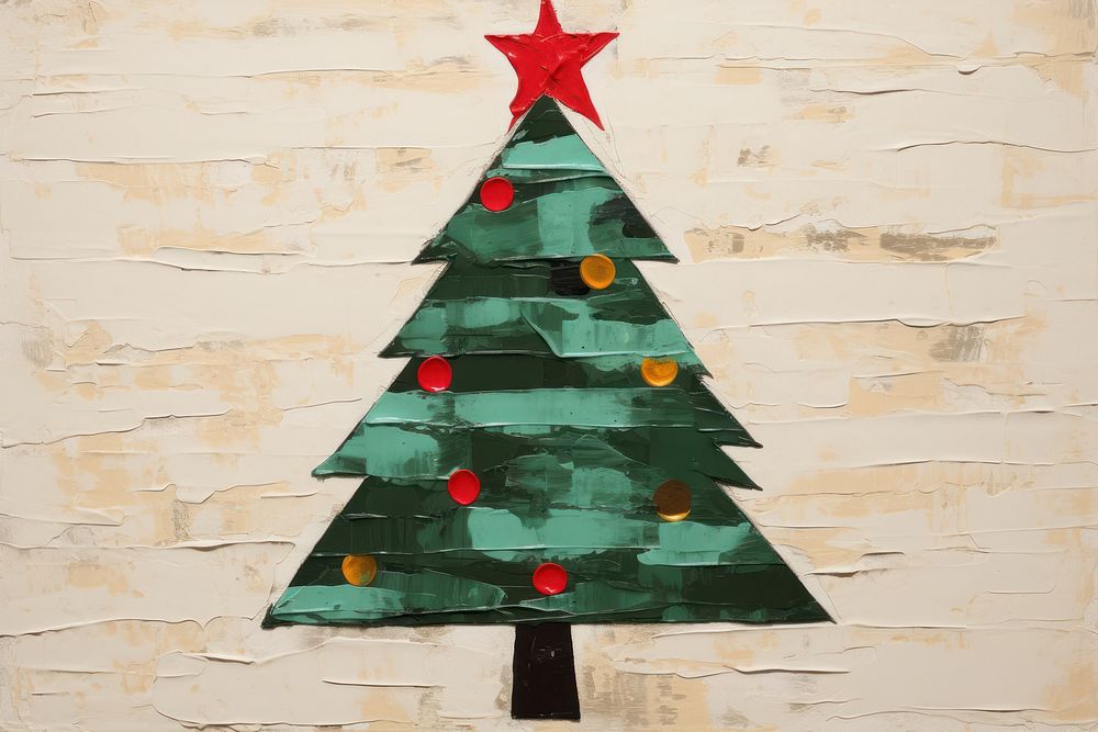 Christmas tree celebration creativity decoration. AI generated Image by rawpixel.