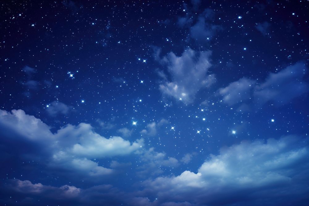 Star night sky outdoors. AI generated Image by rawpixel.