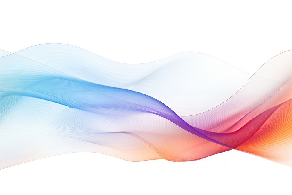 Abstract wave lines backgrounds pattern white background. AI generated Image by rawpixel.