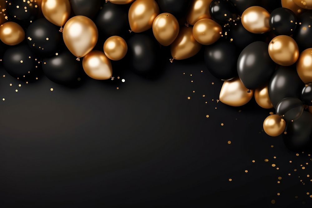 Balloons frame background celebration backgrounds balloon. AI generated Image by rawpixel.