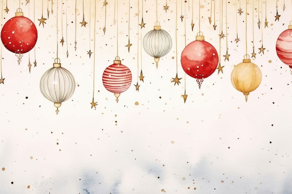 Christmas decorations christmas backgrounds balloon. AI generated Image by rawpixel.