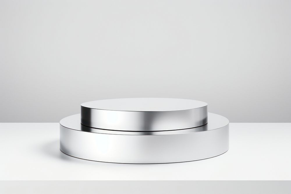 Platinum silver shiny technology. AI generated Image by rawpixel.