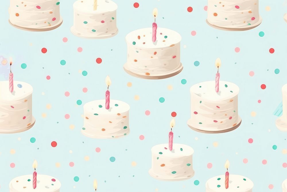Confetti cake backgrounds dessert pattern. AI generated Image by rawpixel.