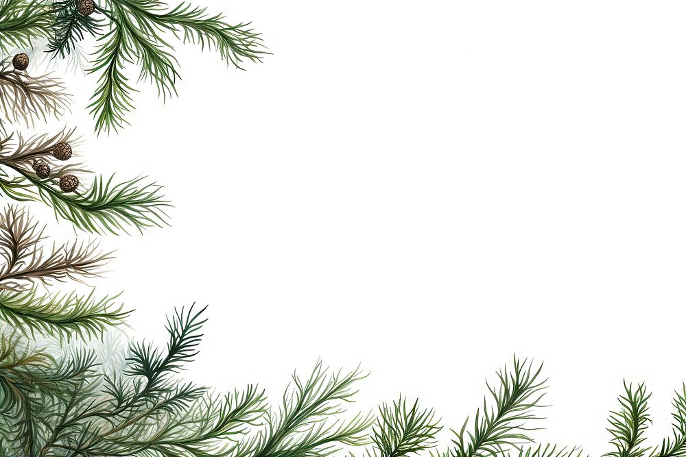 Coniferous branches backgrounds plant tree. AI generated Image by rawpixel.