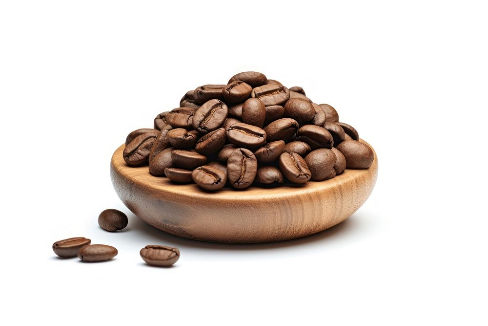 Coffee beans coffee food wood. AI generated Image by rawpixel.