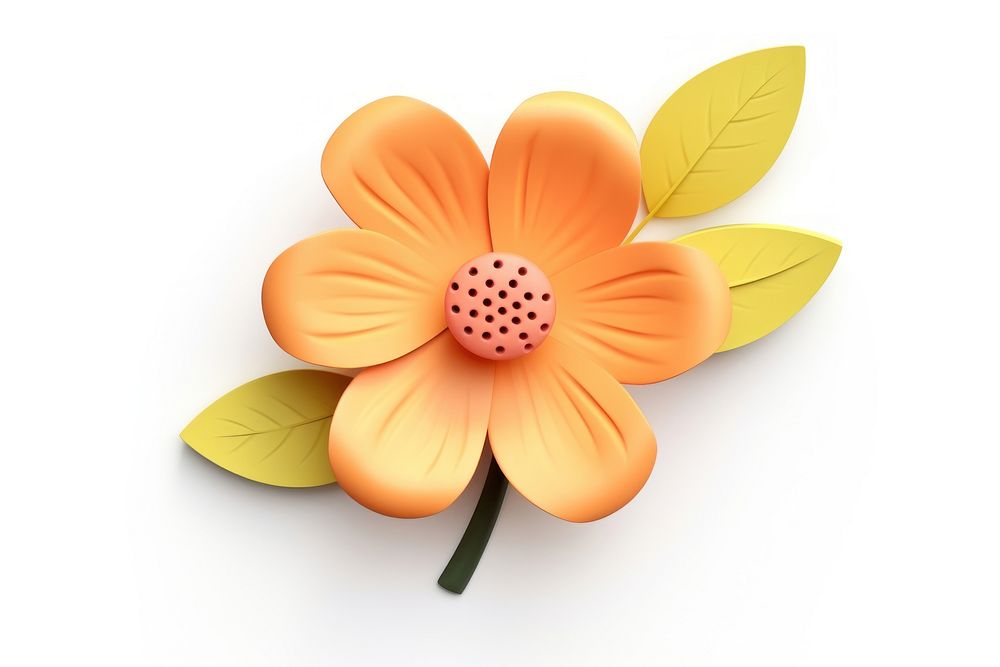 Sticker flower petal plant. AI generated Image by rawpixel.