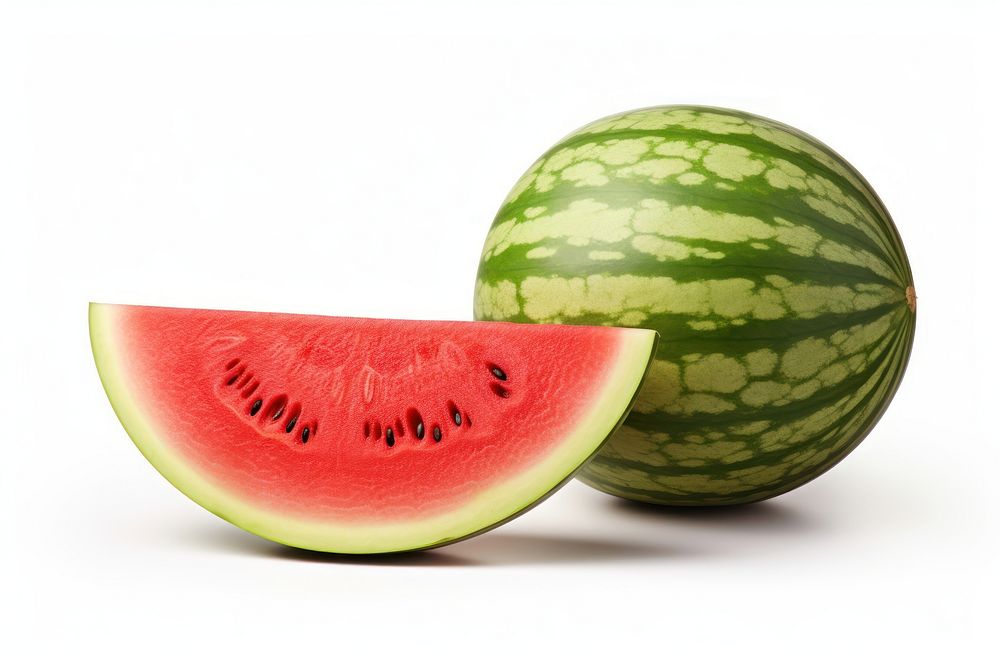 Watermelons fruit plant food. AI generated Image by rawpixel.