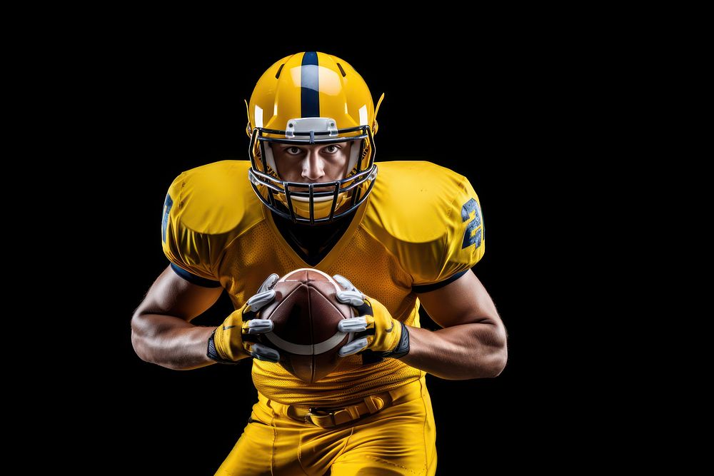 American football player helmet sports american football player. AI generated Image by rawpixel.