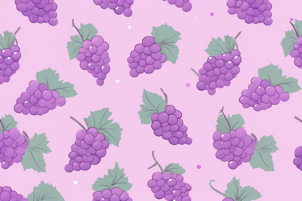 Grape grapes backgrounds pattern. AI generated Image by rawpixel.