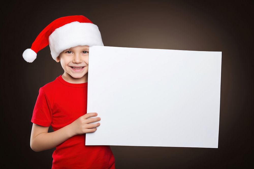 Santa hat portrait photo happy. | Free Photo - rawpixel