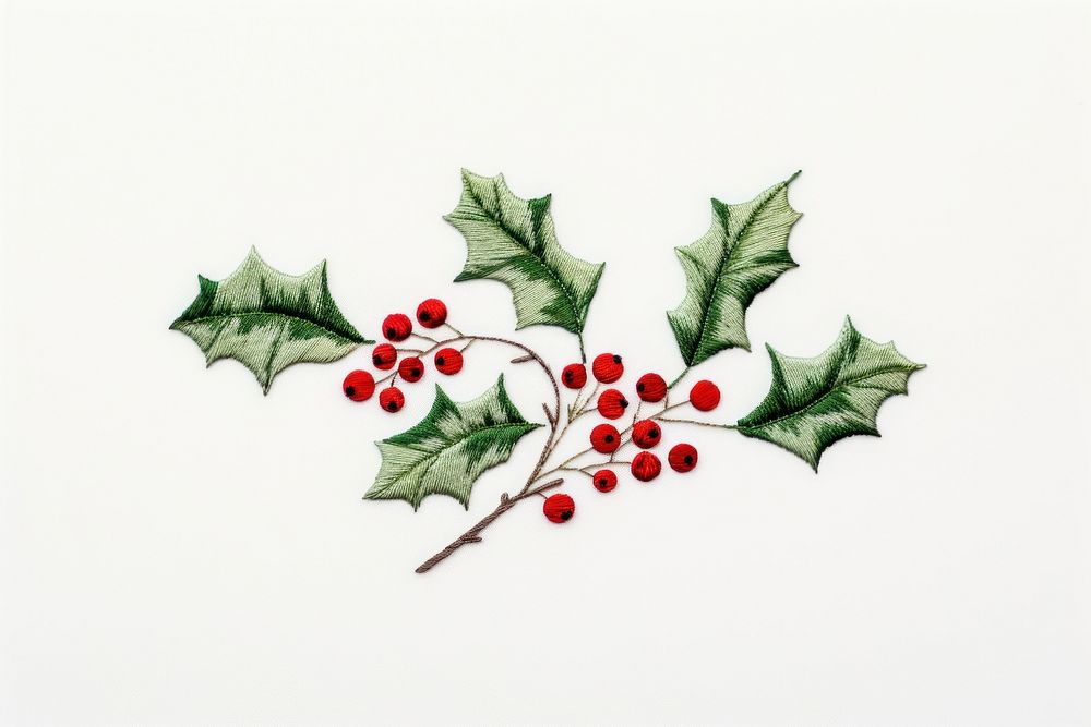 Holly plant leaf celebration. AI generated Image by rawpixel.