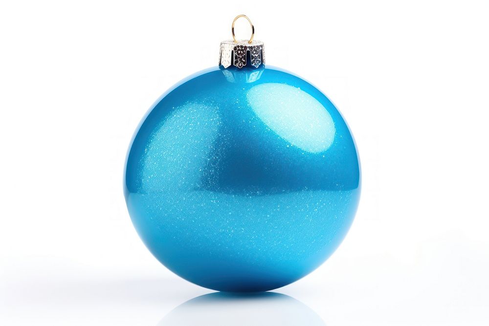 Christmas ball turquoise jewelry blue. AI generated Image by rawpixel.