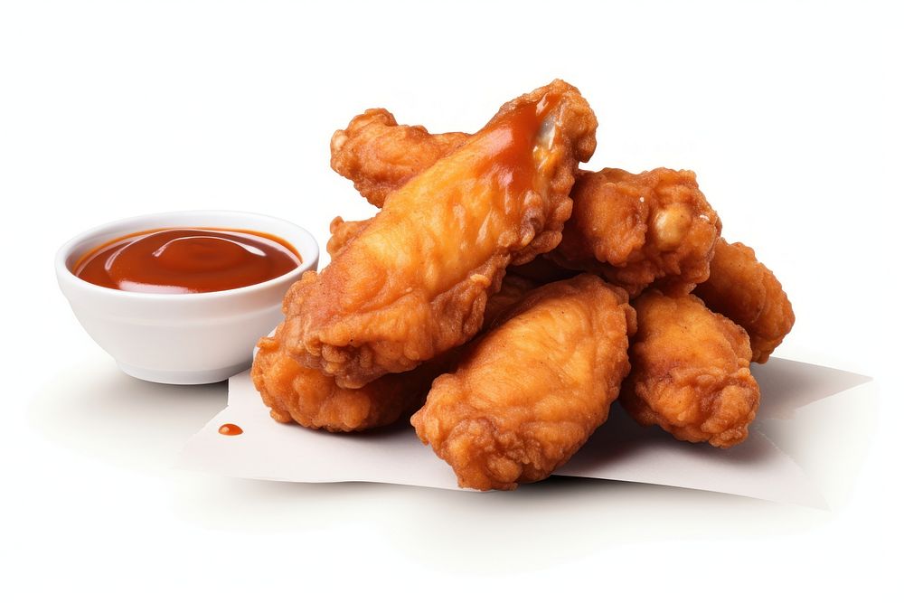 Fried chicken sauce fried food. AI generated Image by rawpixel.