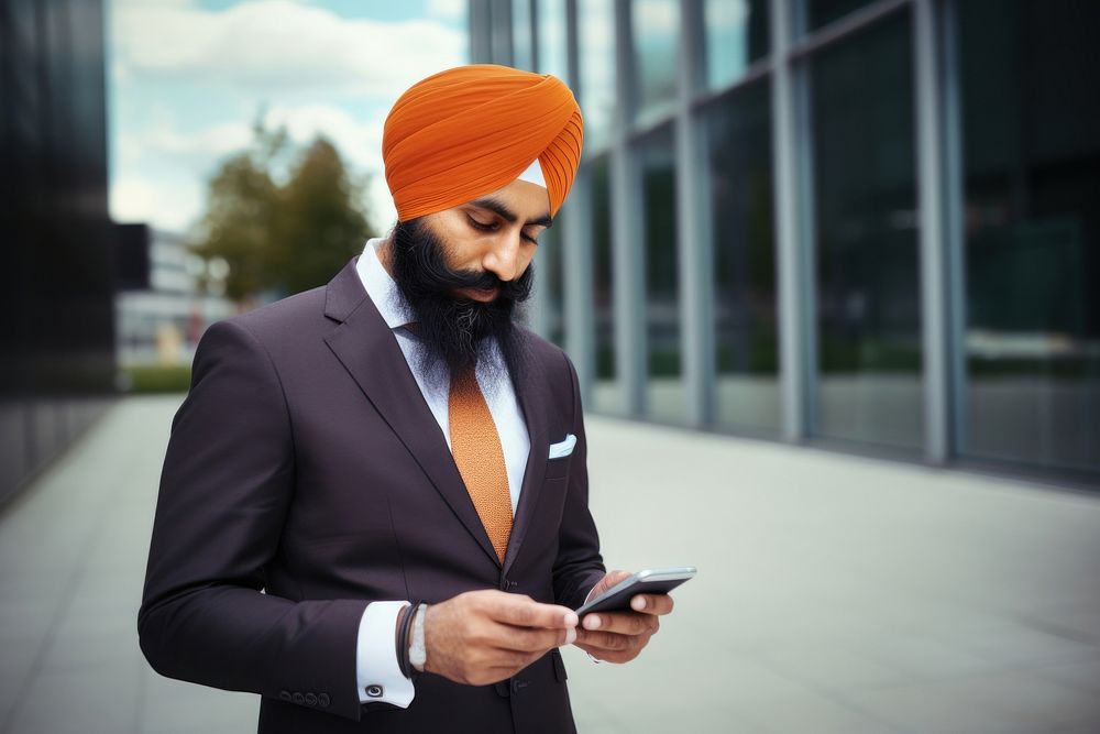 Sikh man turban adult architecture. AI generated Image by rawpixel.