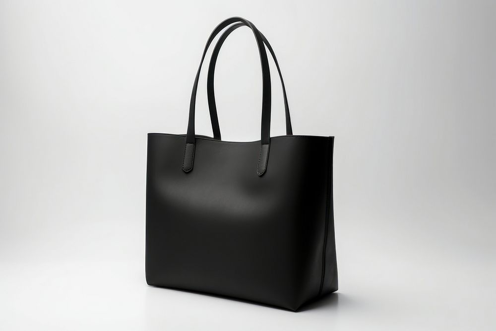 Black color Tote bag handbag fashion accessories. AI generated Image by rawpixel.