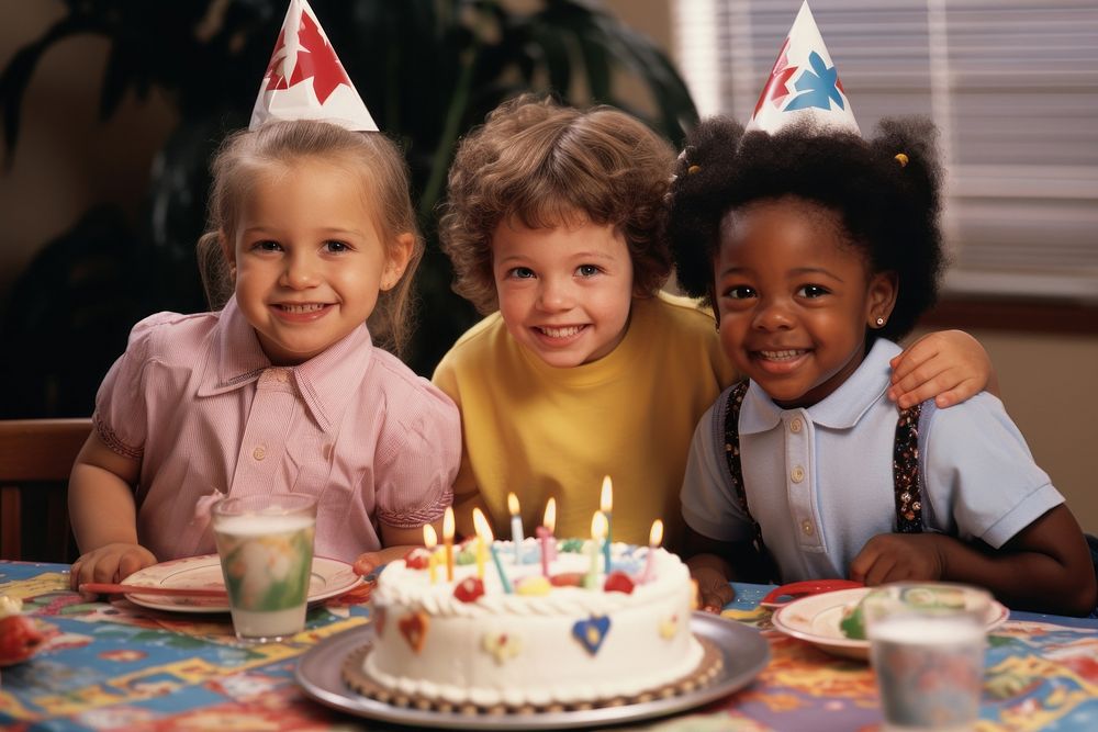 Birthday Party party child birthday. AI generated Image by rawpixel.
