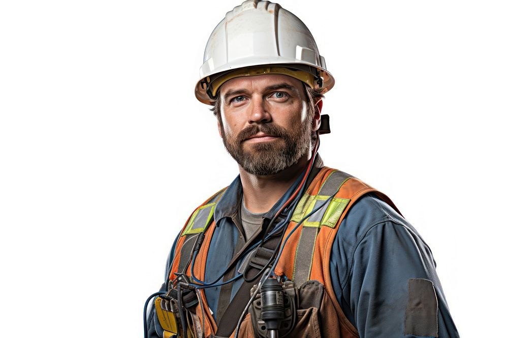 Male worker hardhat helmet adult. AI generated Image by rawpixel.