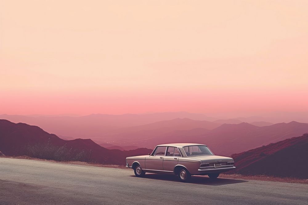 Car landscape mountain vehicle. AI generated Image by rawpixel.