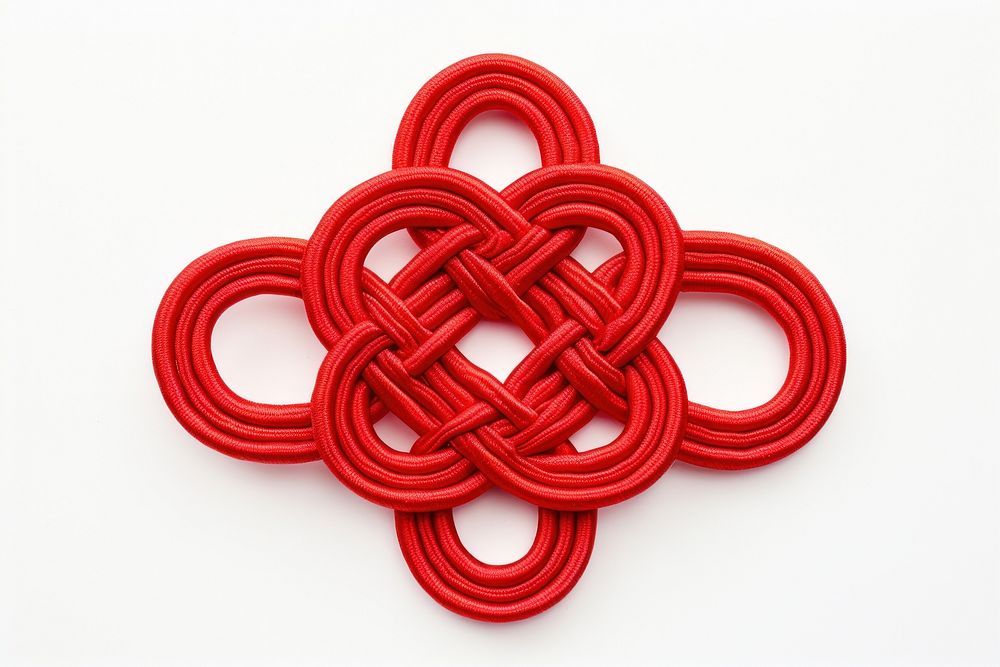 Chinese knots white background accessories accessory. AI generated Image by rawpixel.