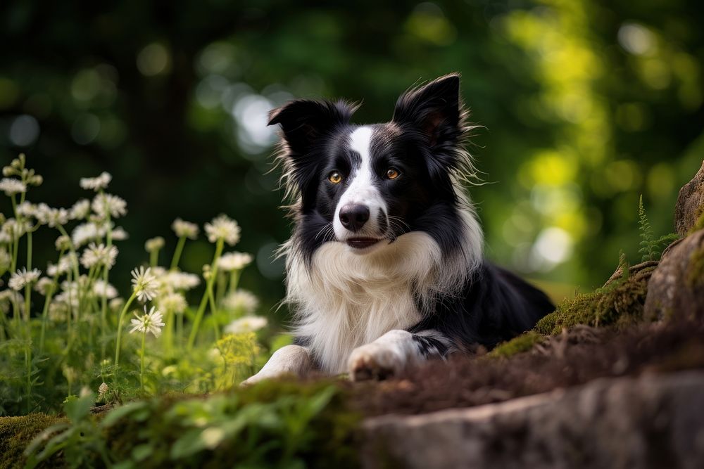 Border collie animal mammal puppy. AI generated Image by rawpixel.