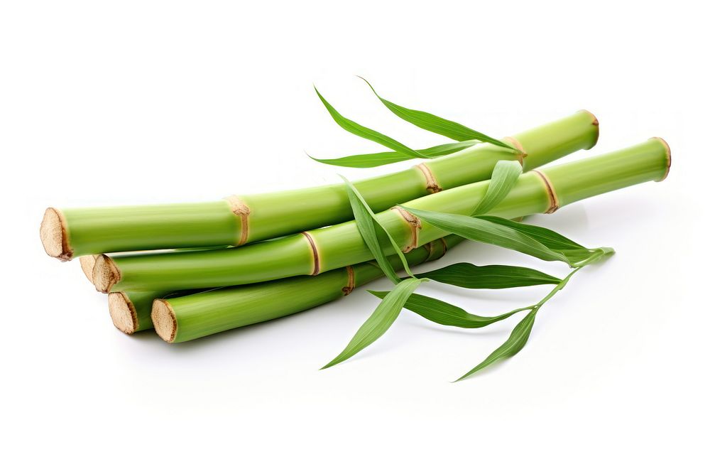 Bamboo bamboo plant white background. AI generated Image by rawpixel.