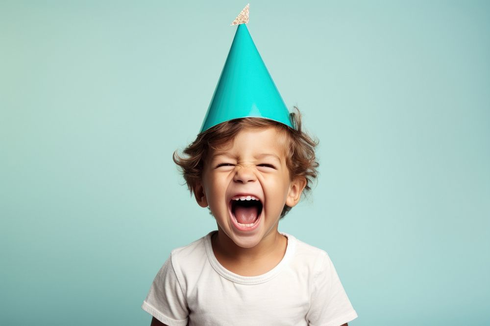 Party shouting laughing baby. AI generated Image by rawpixel.