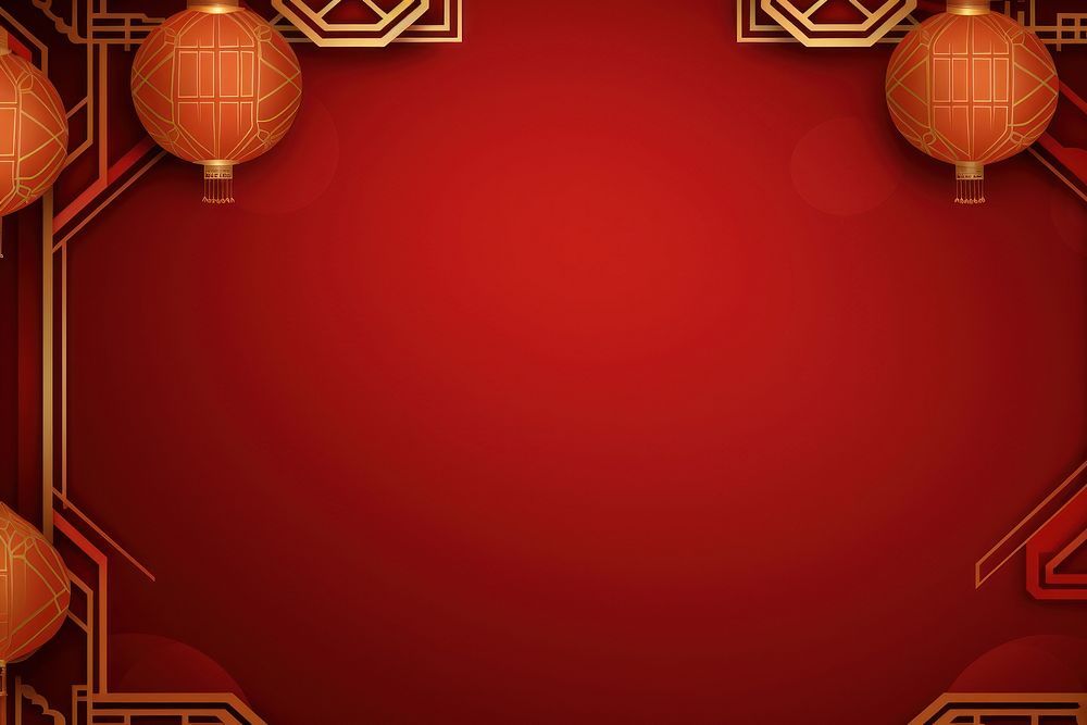 Chinese backgrounds lantern pattern. AI generated Image by rawpixel.