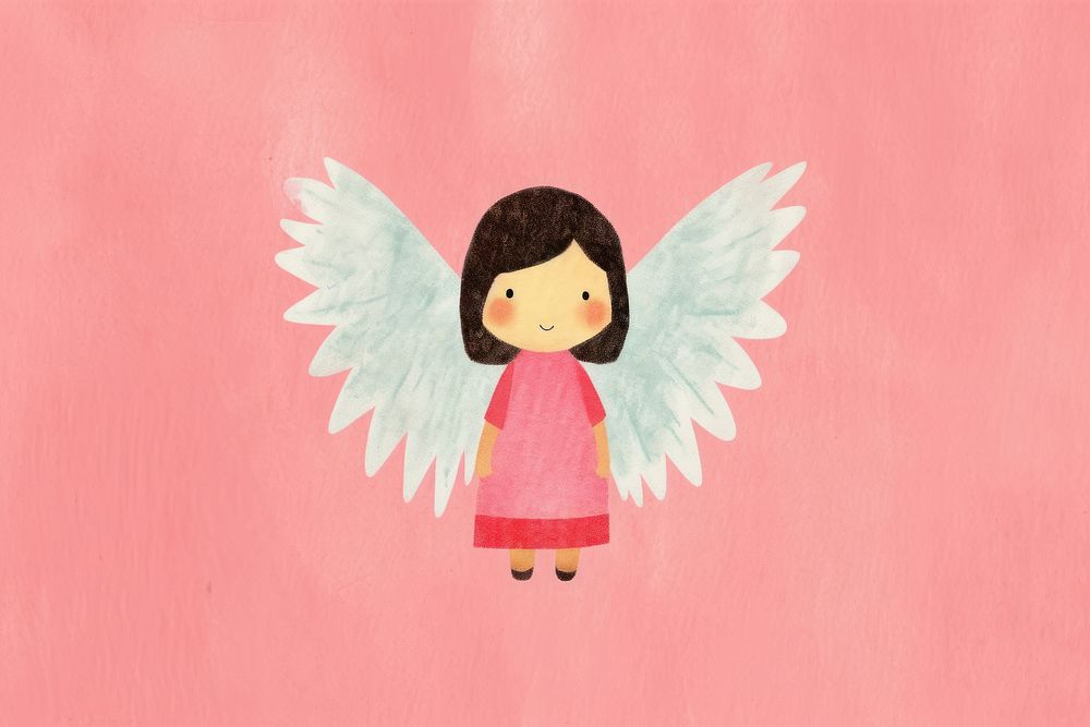 Cute angel representation creativity cartoon. AI generated Image by rawpixel.